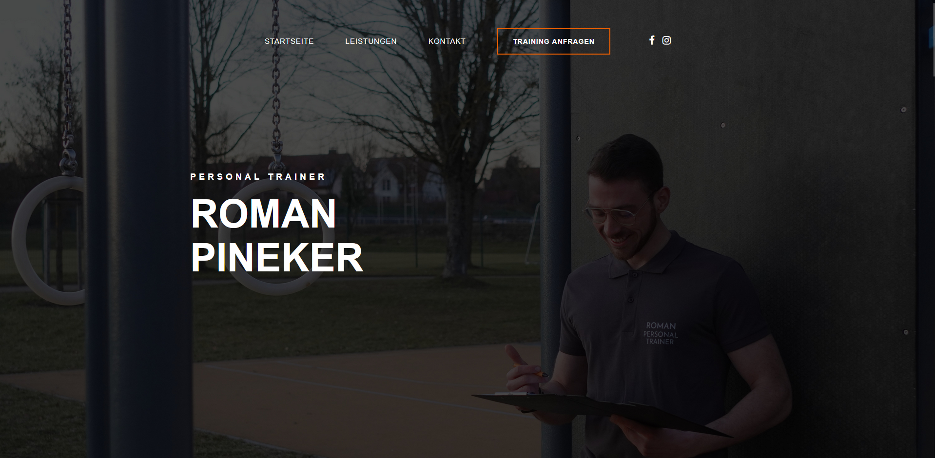 Personal Trainer Landingpage