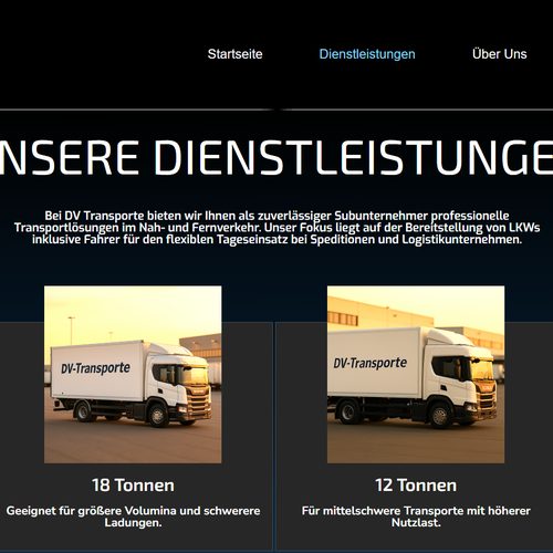 Dienstleister Website