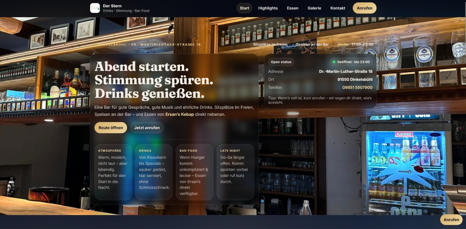 Website Referenz Der Stern Dinkelsbühl